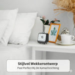 OPTIMERA® premium anti blaf apparaat stijlvol wekkerontwerp – past perfect bij de kamerinrichting op nachtkastje